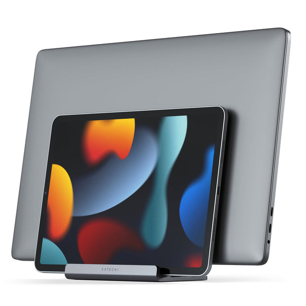 Двойна вертикална стойка Satechi за лаптоп и iPad