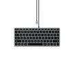Клавиатура Satechi Slim W1 USB-C с подсветка - Сив - US