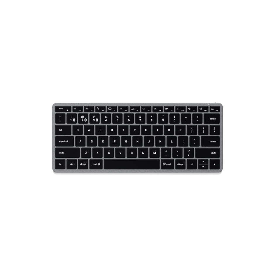 Клавиатура Satechi Slim X1 Bluetooth с подсветка - Сив - CZ