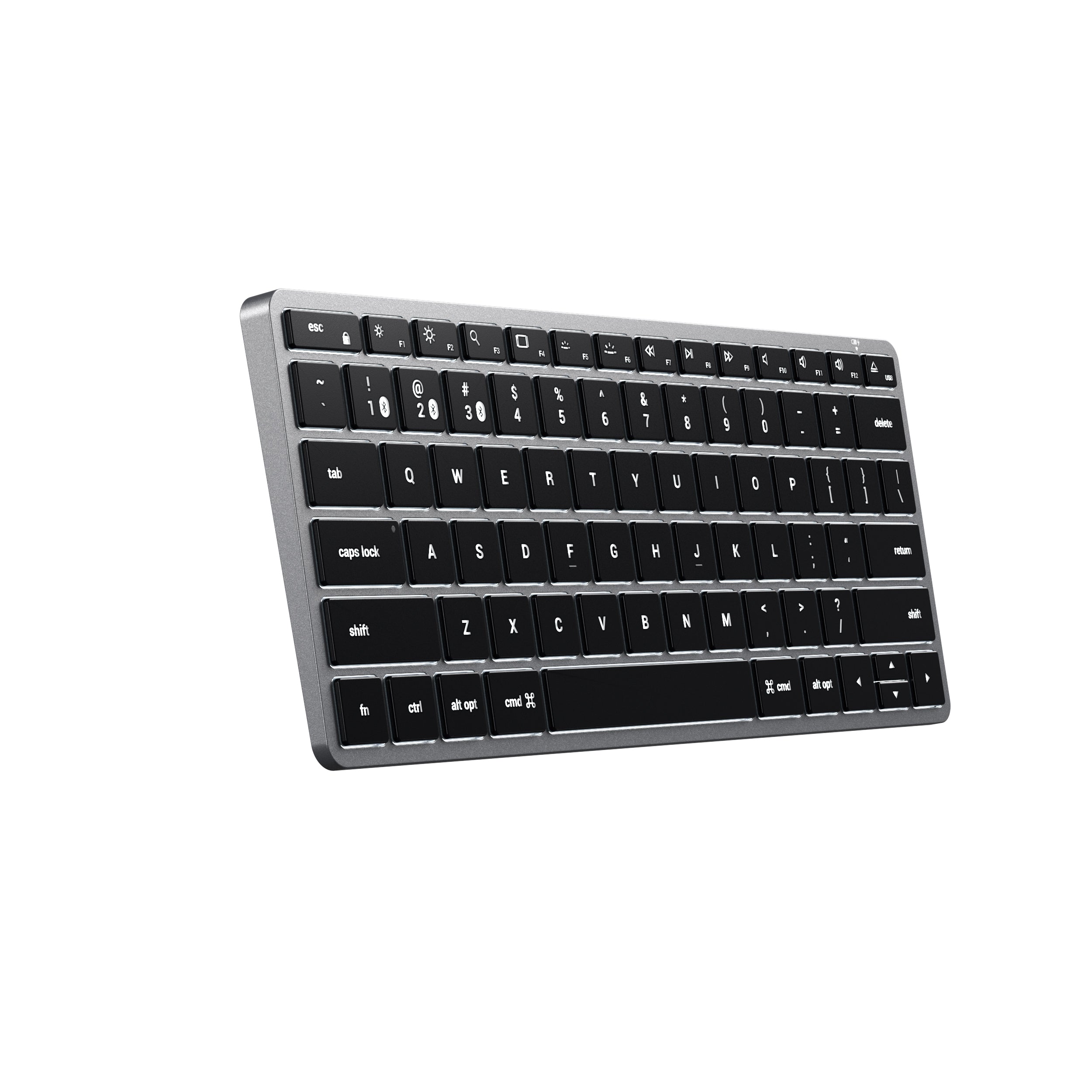 Клавиатура Satechi Slim X1 Bluetooth с подсветка - Сив - CZ