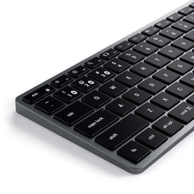 Клавиатура Satechi Slim X1 Bluetooth с подсветка - Сив - US