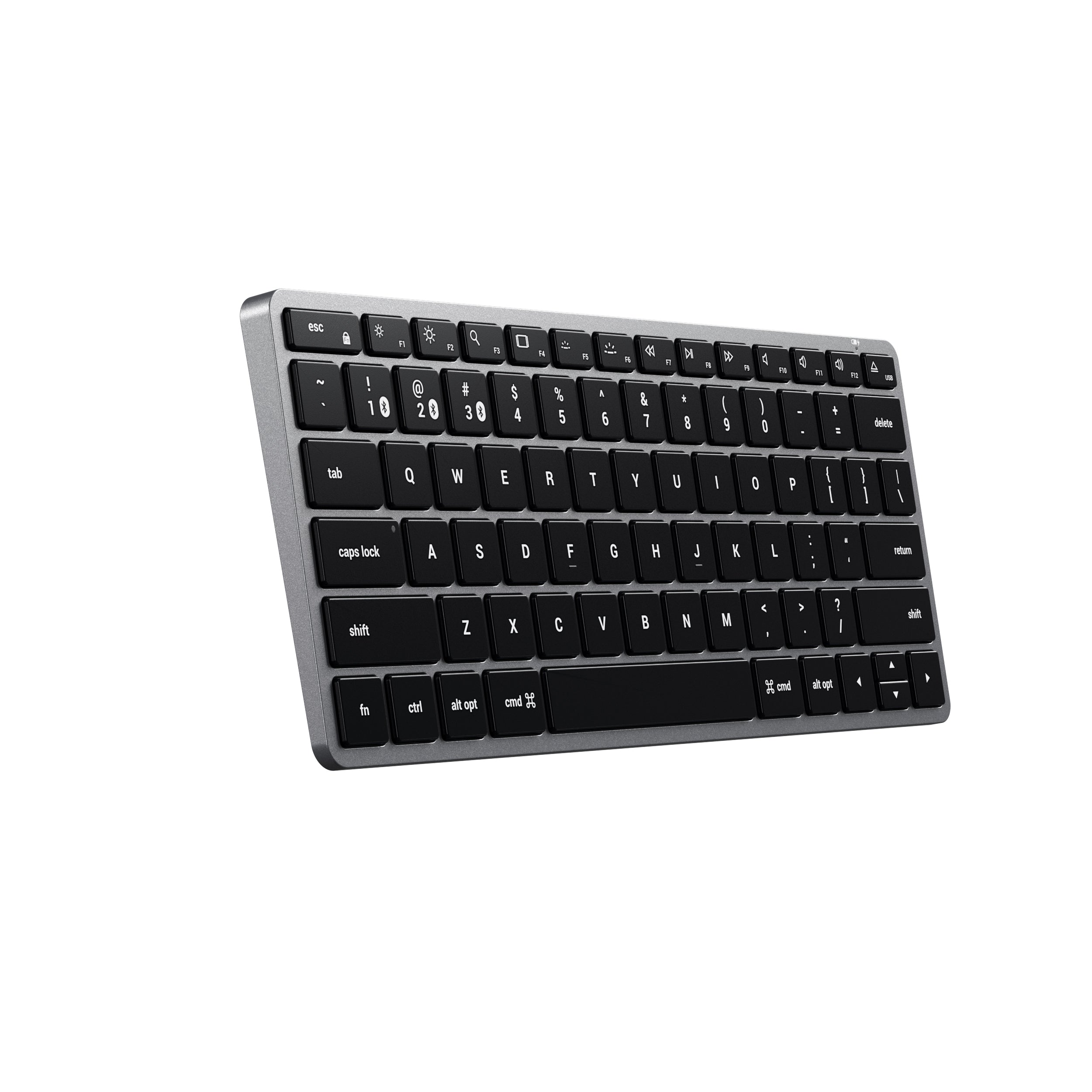 Клавиатура Satechi Slim X1 Bluetooth с подсветка - Сив - US