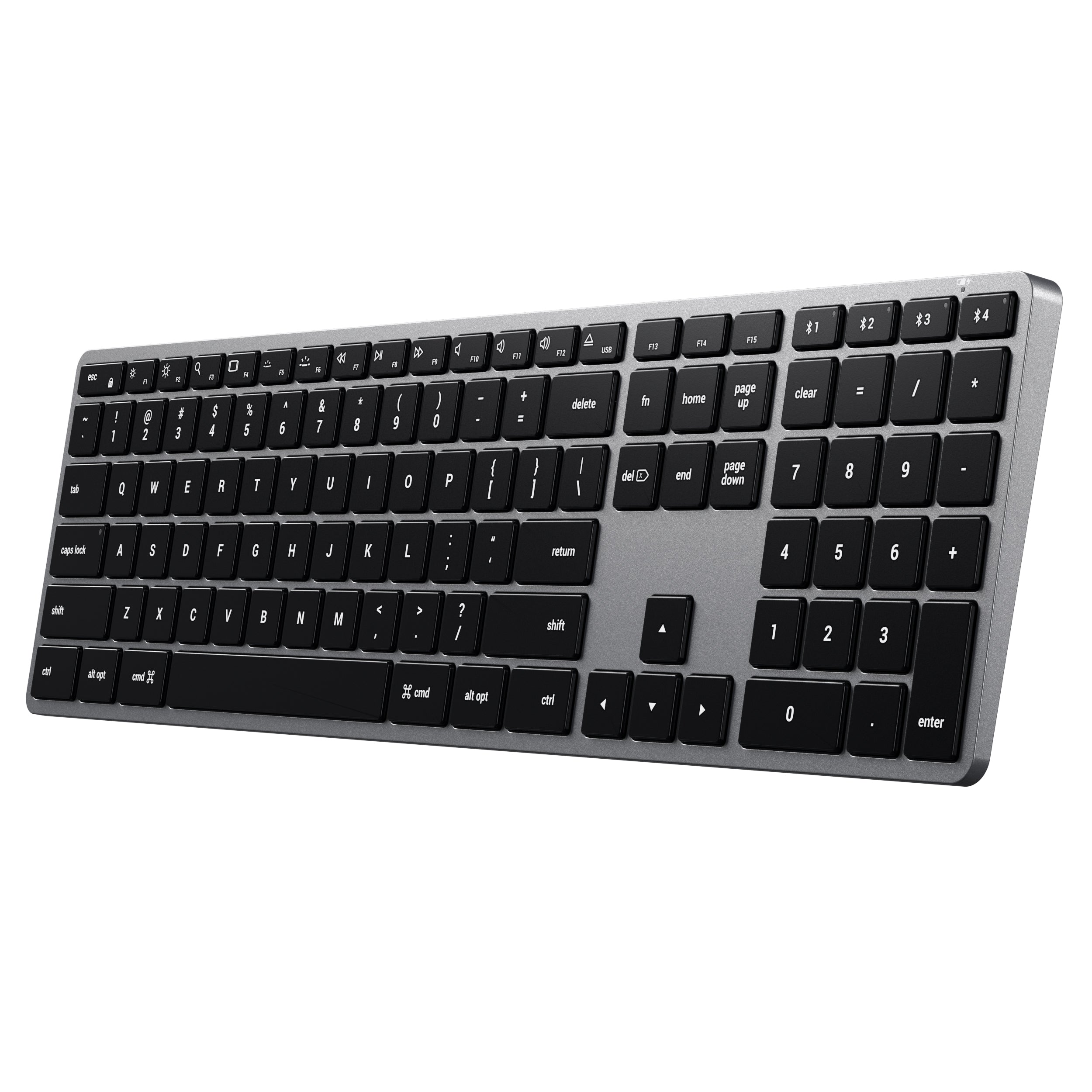 Клавиатура Satechi Slim X3 Bluetooth с подсветка - Сив - CZ