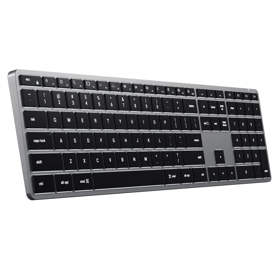 Клавиатура Satechi Slim X3 Bluetooth с подсветка - Сив - HU