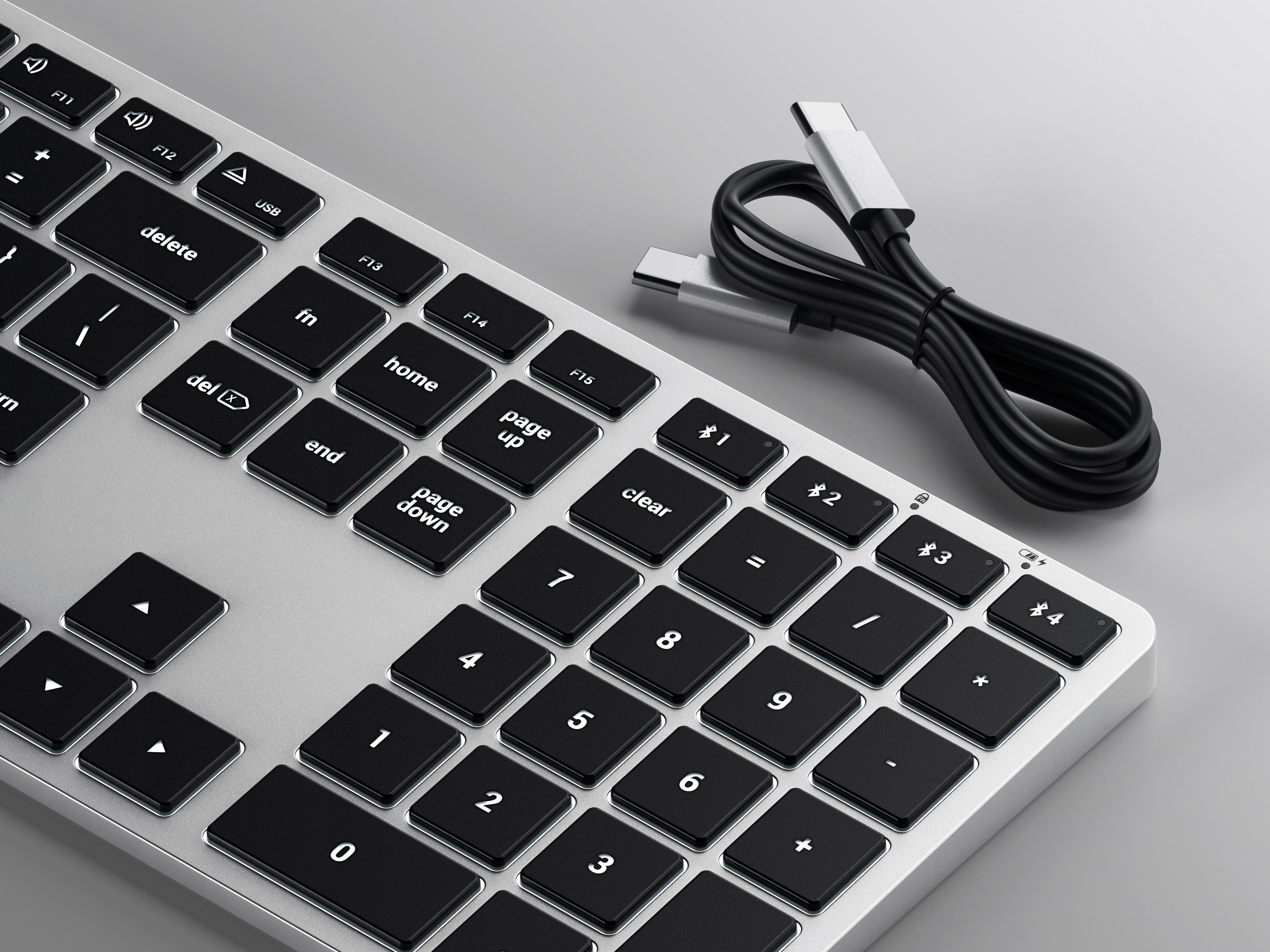 Клавиатура Satechi Slim X3 Bluetooth - Сребрист - US