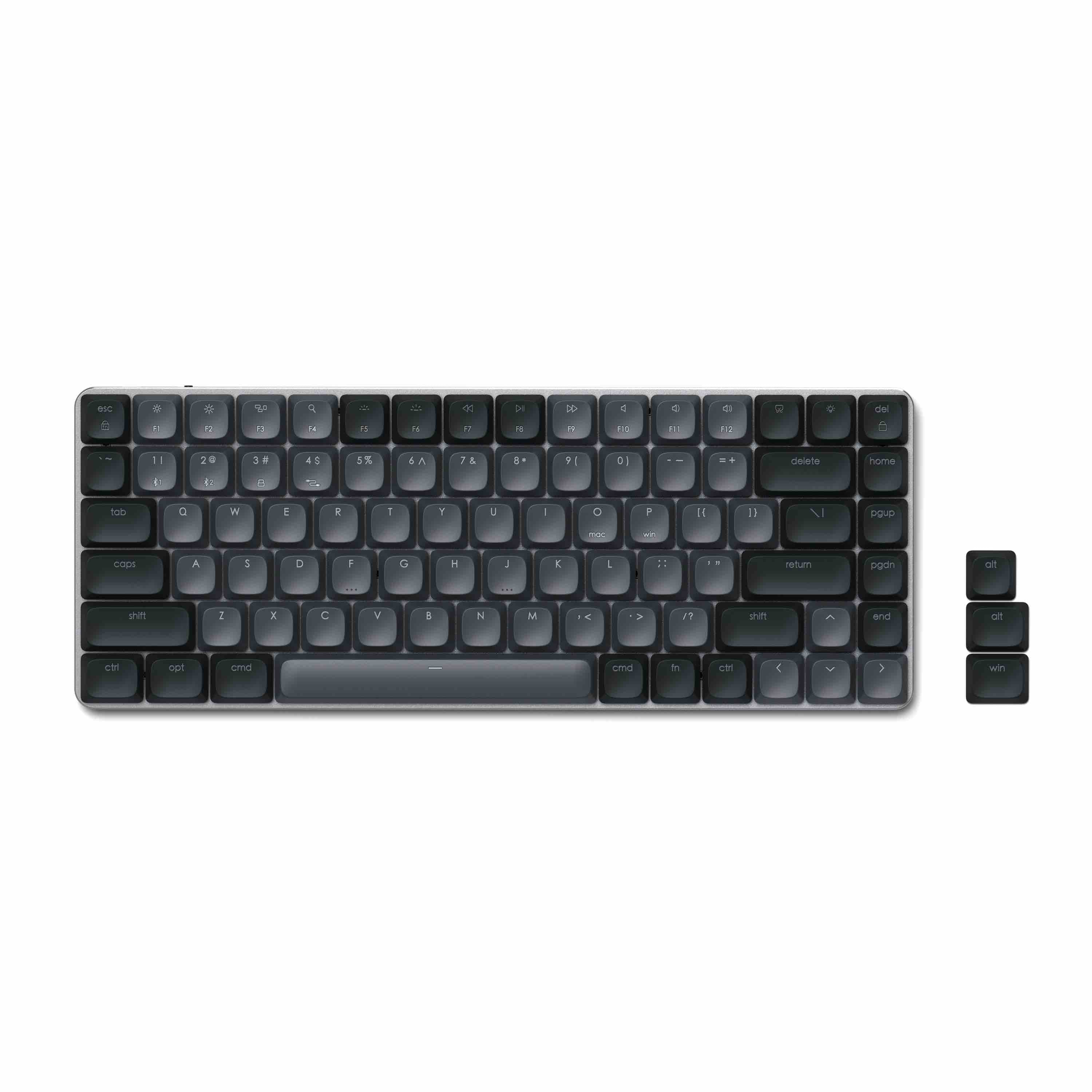 Клавиатура Satechi SM1 Slim Mechanical Bluetooth с подсветка - Черен