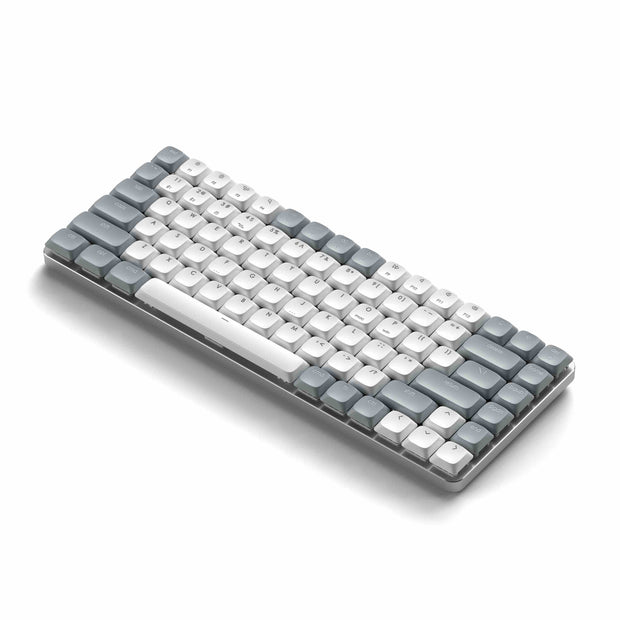 Клавиатура Satechi SM1 Slim Mechanical Bluetooth с подсветка - Сиво/Бяло
