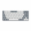 Клавиатура Satechi SM1 Slim Mechanical Bluetooth с подсветка - Сиво/Бяло