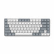 Клавиатура Satechi SM1 Slim Mechanical Bluetooth с подсветка - Сиво/Бяло
