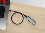 Кабел Satechi - Thunderbolt 4 (USB-C), плетен, 1 м, черен