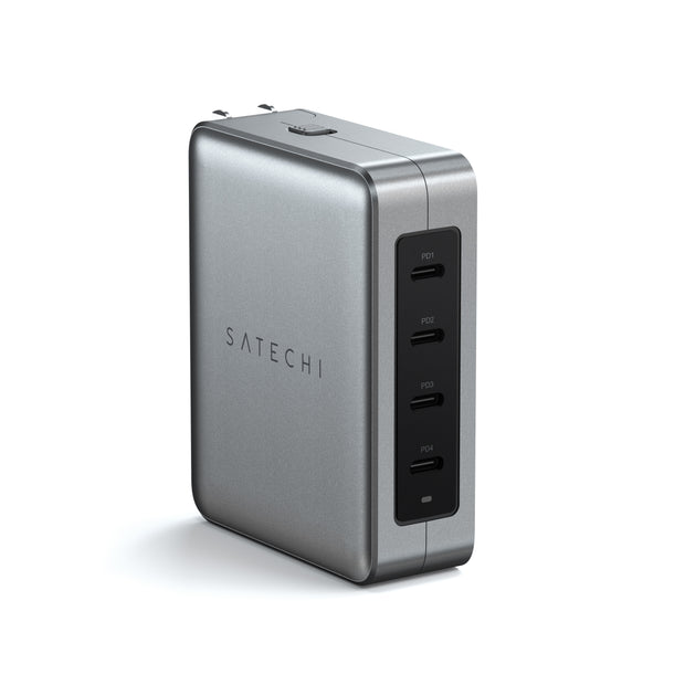 Travel зарядно Satechi, 4 порта, 145W, USB-C, сив