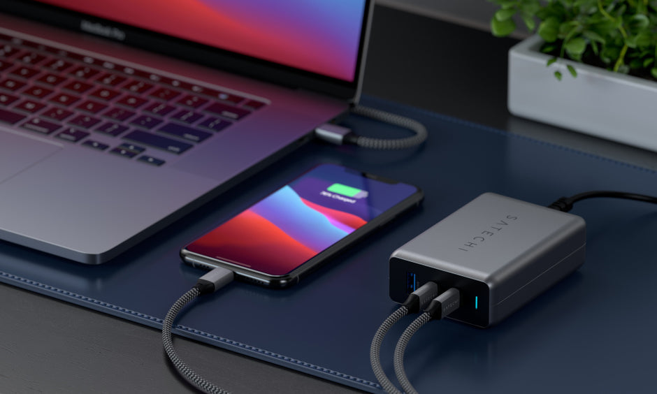 Зарядно Satechi, 100W, USB-C + USB-A