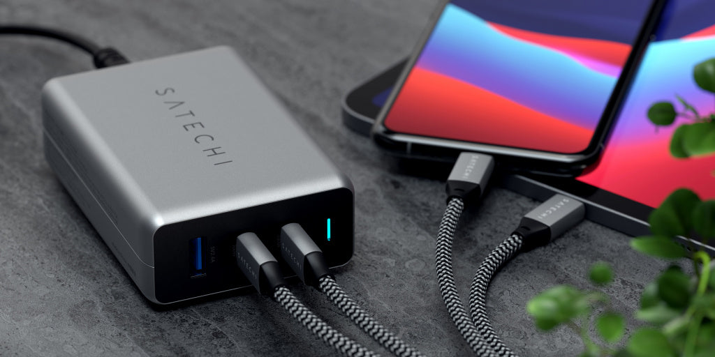 Зарядно Satechi, 100W, USB-C + USB-A