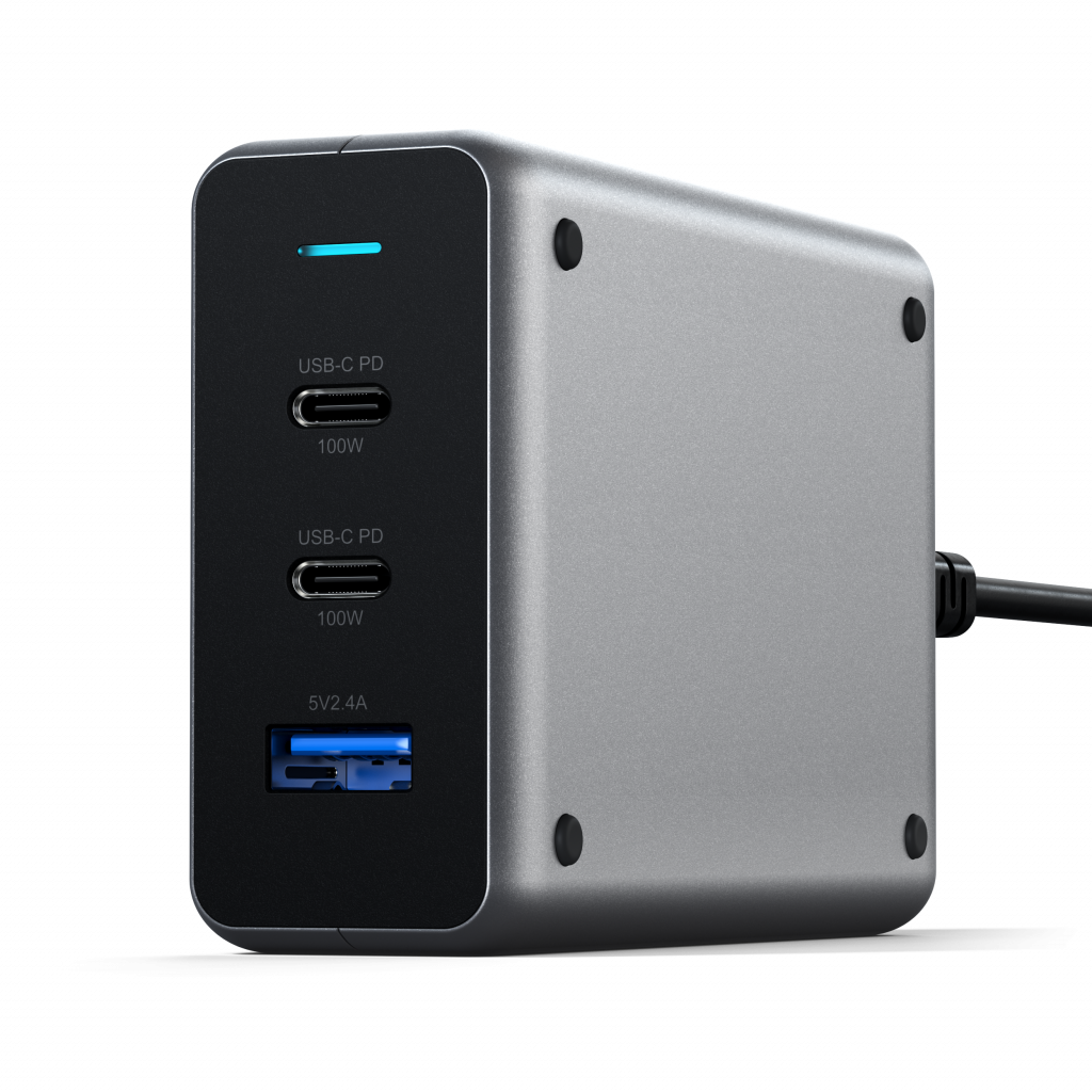 Зарядно Satechi, 100W, USB-C + USB-A