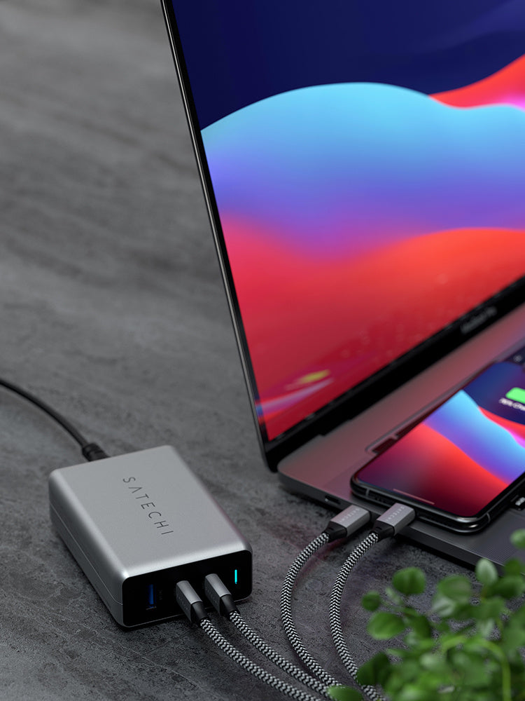 Зарядно Satechi, 100W, USB-C + USB-A