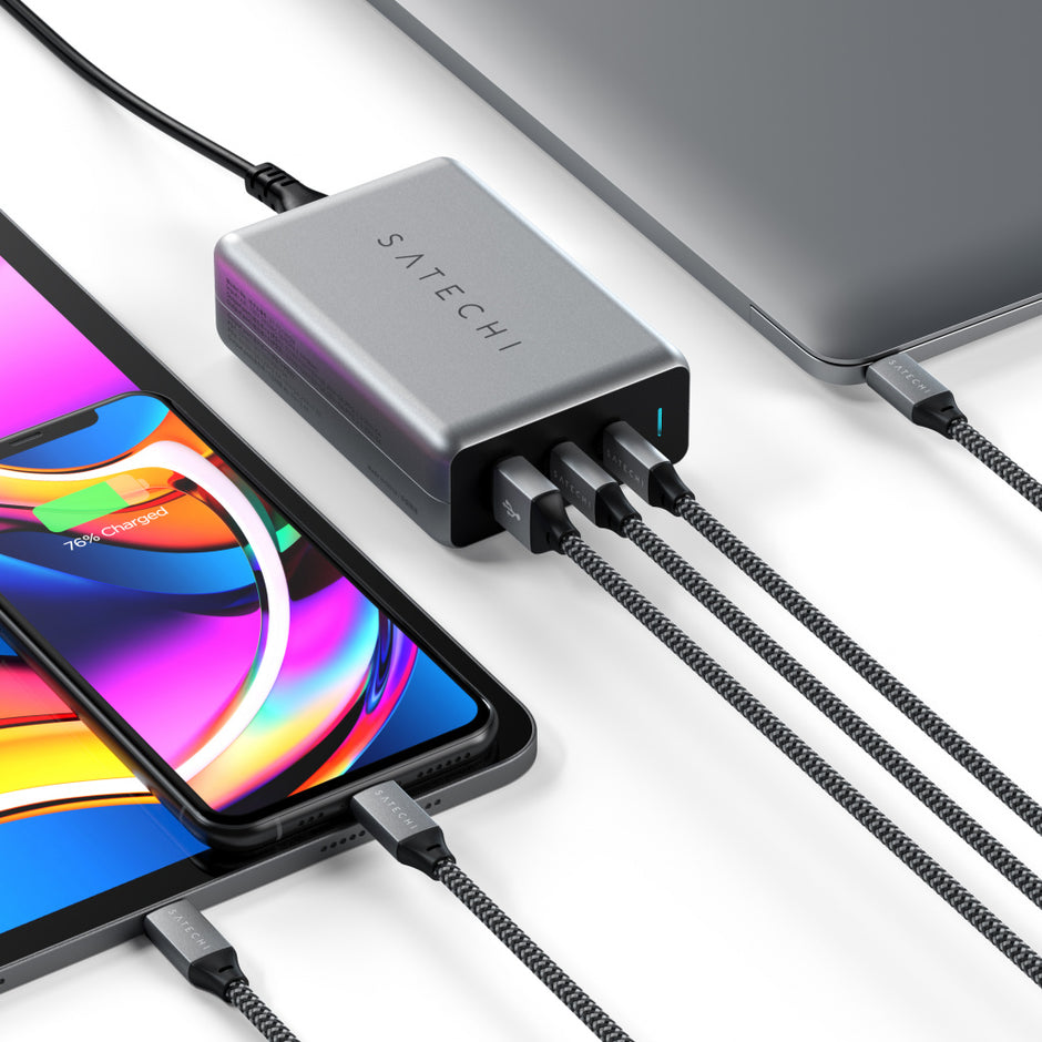 Зарядно Satechi, 100W, USB-C + USB-A