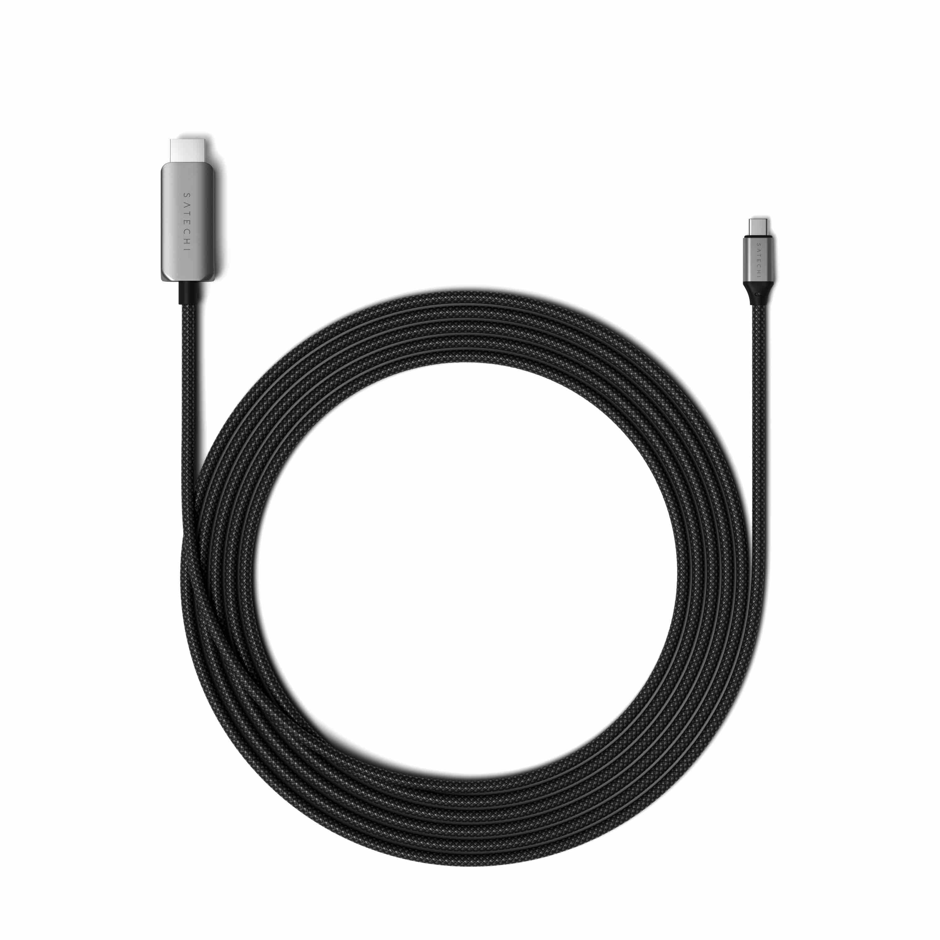 Кабел Satechi, USB-C/HDMI, сив