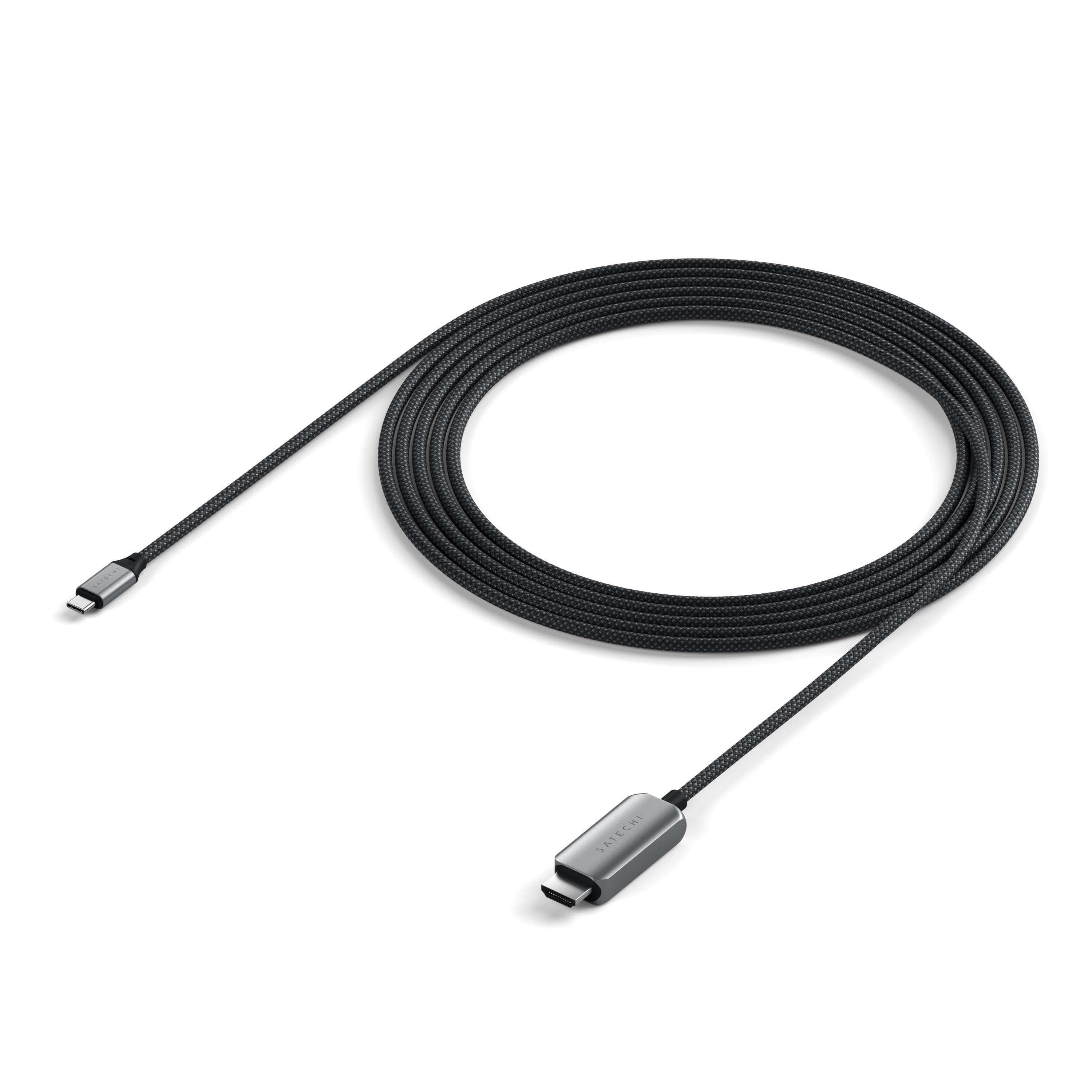 Кабел Satechi, USB-C/HDMI, сив