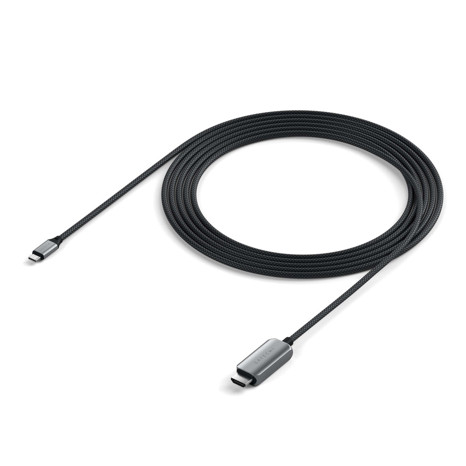 Кабел Satechi, USB-C/HDMI, сив