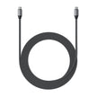 Кабел Satechi, USB-C/USB-C, плетен, 2 м, сив