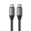 Кабел Satechi, USB-C/USB-C, 25 см, сив
