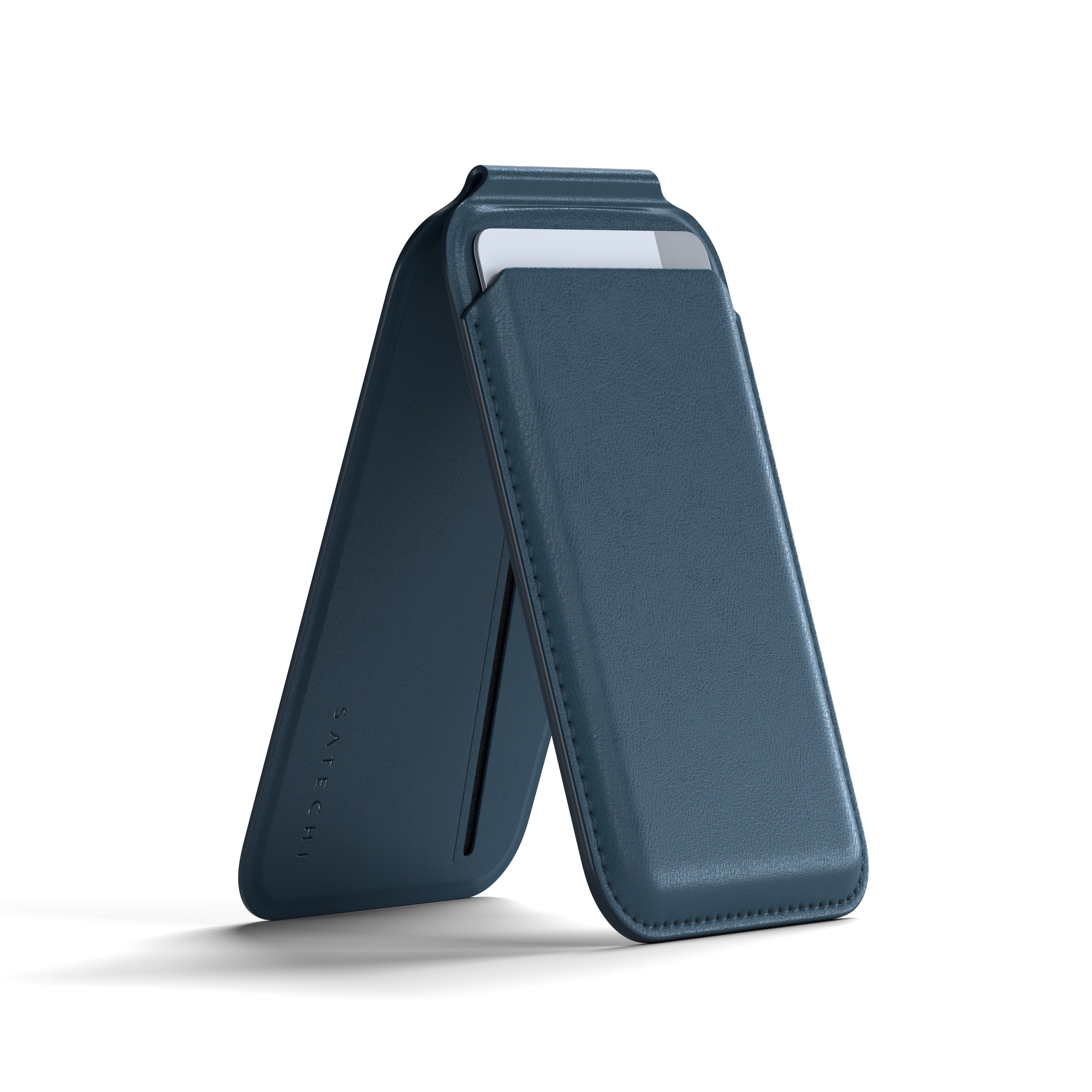 MagSafe портфейл с поставка Satechi - Dark Blue