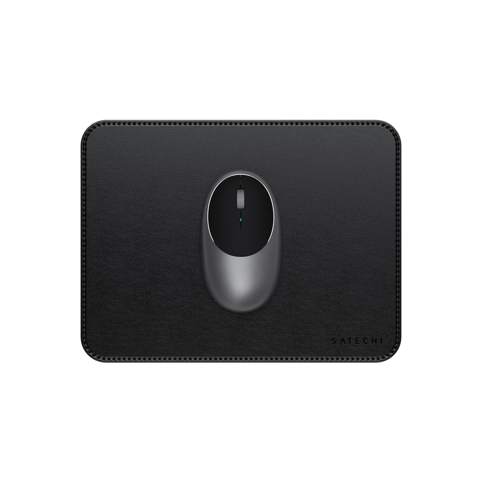 Подложка за мишка Satechi Vegan-Leather Premium Mouse Pad - черен