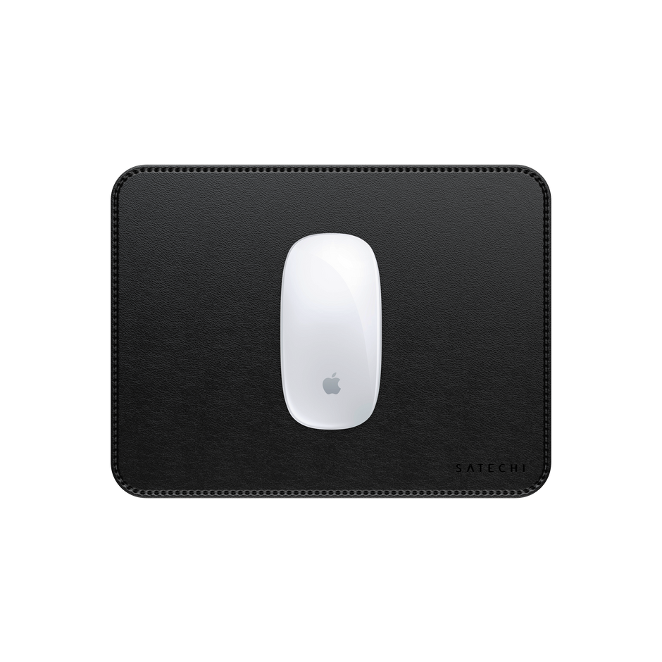 Подложка за мишка Satechi Vegan-Leather Premium Mouse Pad - черен