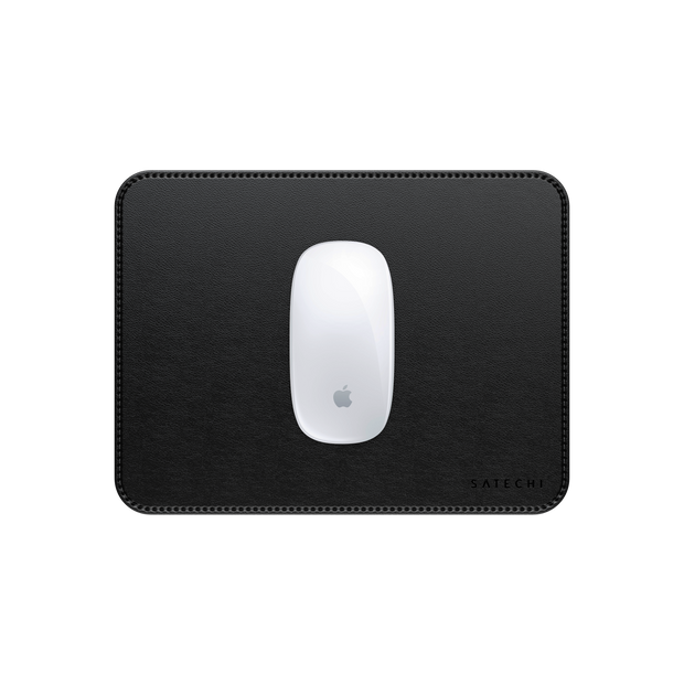 Подложка за мишка Satechi Vegan-Leather Premium Mouse Pad - черен