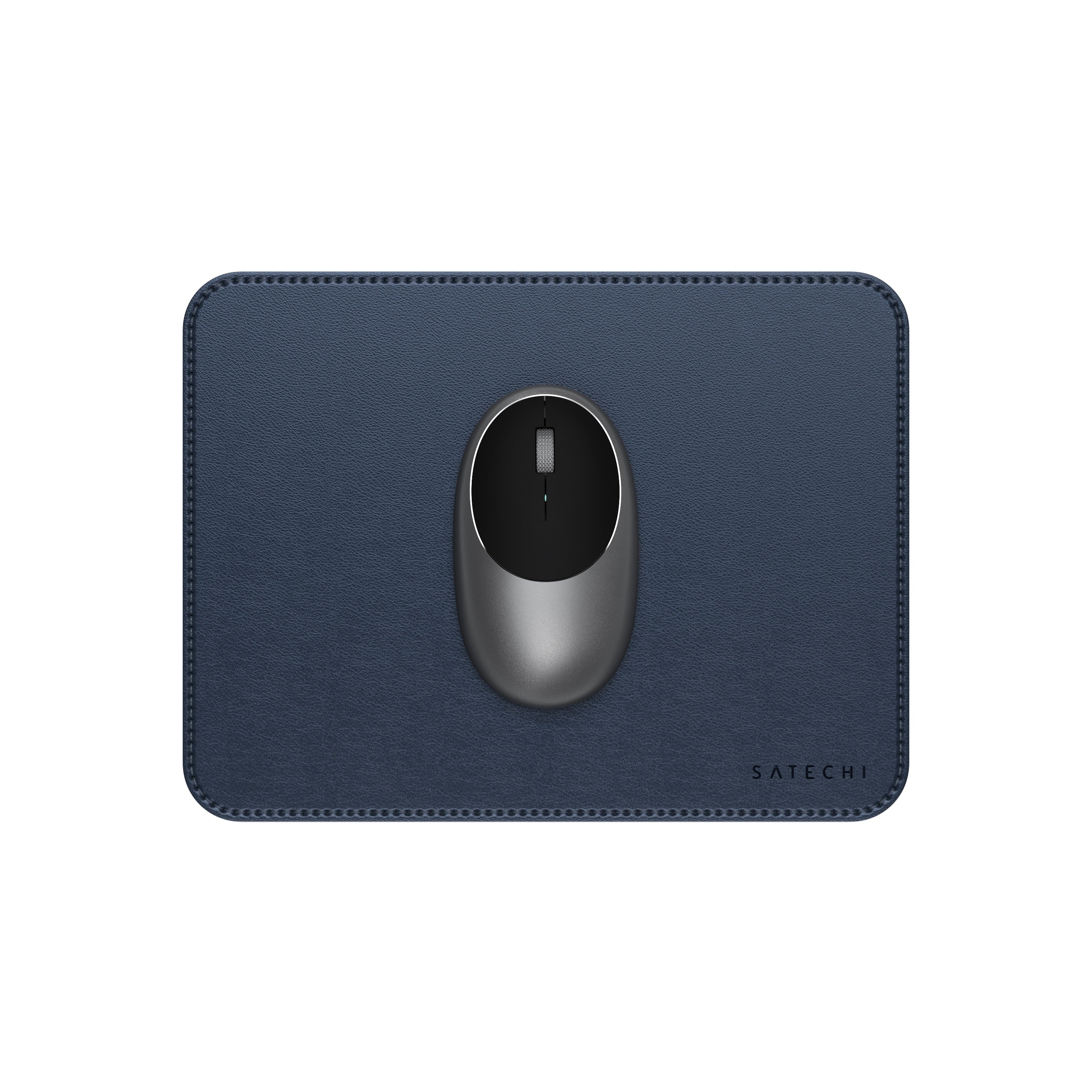 Подложка за мишка Satechi Vegan-Leather Premium Mouse Pad - син