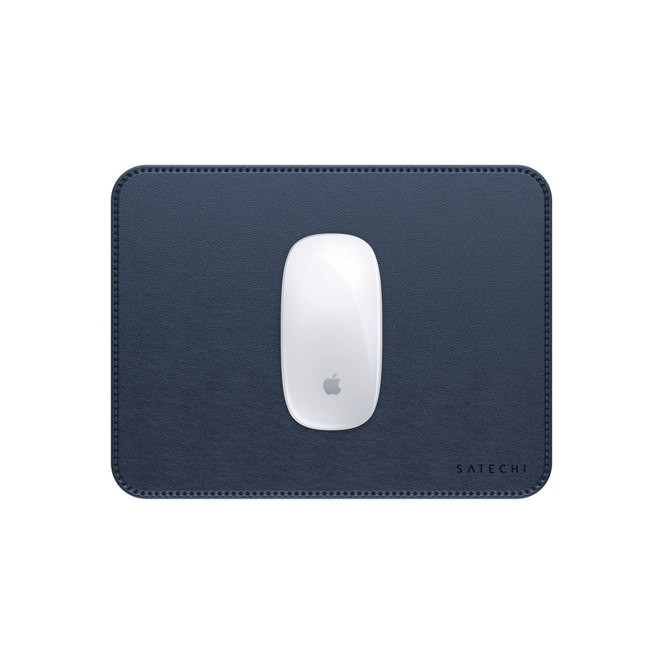 Подложка за мишка Satechi Vegan-Leather Premium Mouse Pad - син