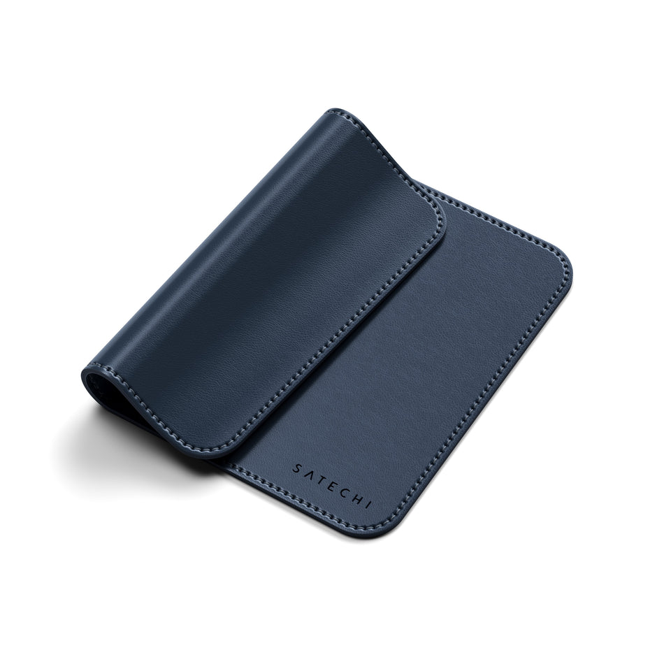 Подложка за мишка Satechi Vegan-Leather Premium Mouse Pad - син