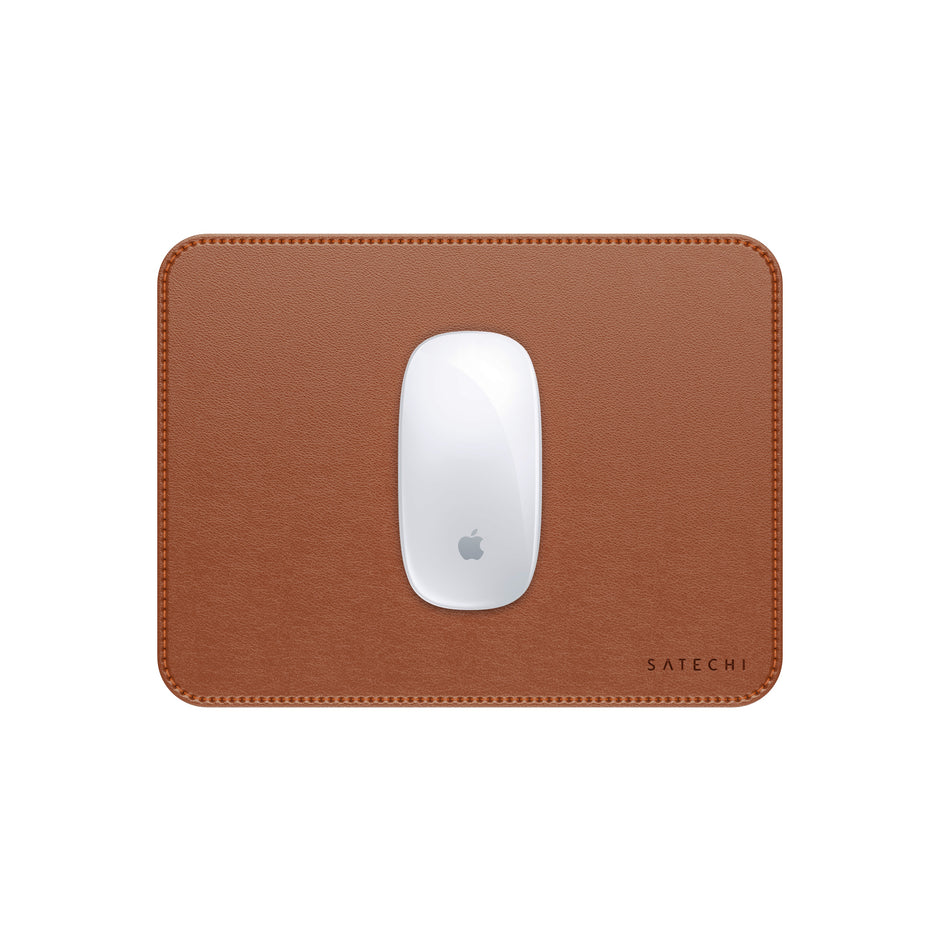 Подложка за мишка Satechi Vegan-Leather Premium Mouse Pad - кафяв