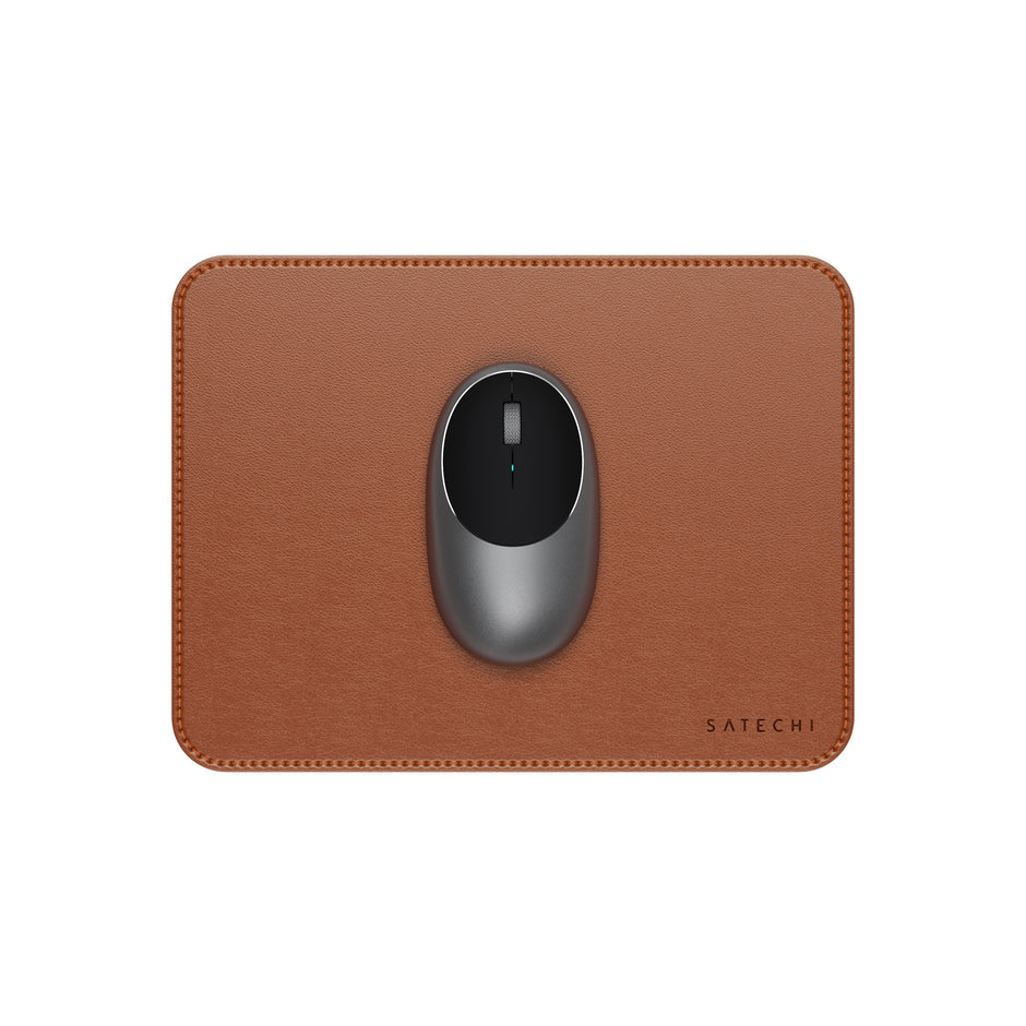 Подложка за мишка Satechi Vegan-Leather Premium Mouse Pad - кафяв