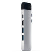 Satechi Aluminium Type-C PRO Hub (HDMI 4K, PassThroughCharging, 1x USB3.0, 1xSD, Ethernet) - Silver