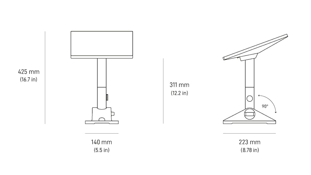 Starlink Mini Pivot Mount – стойка за покрив