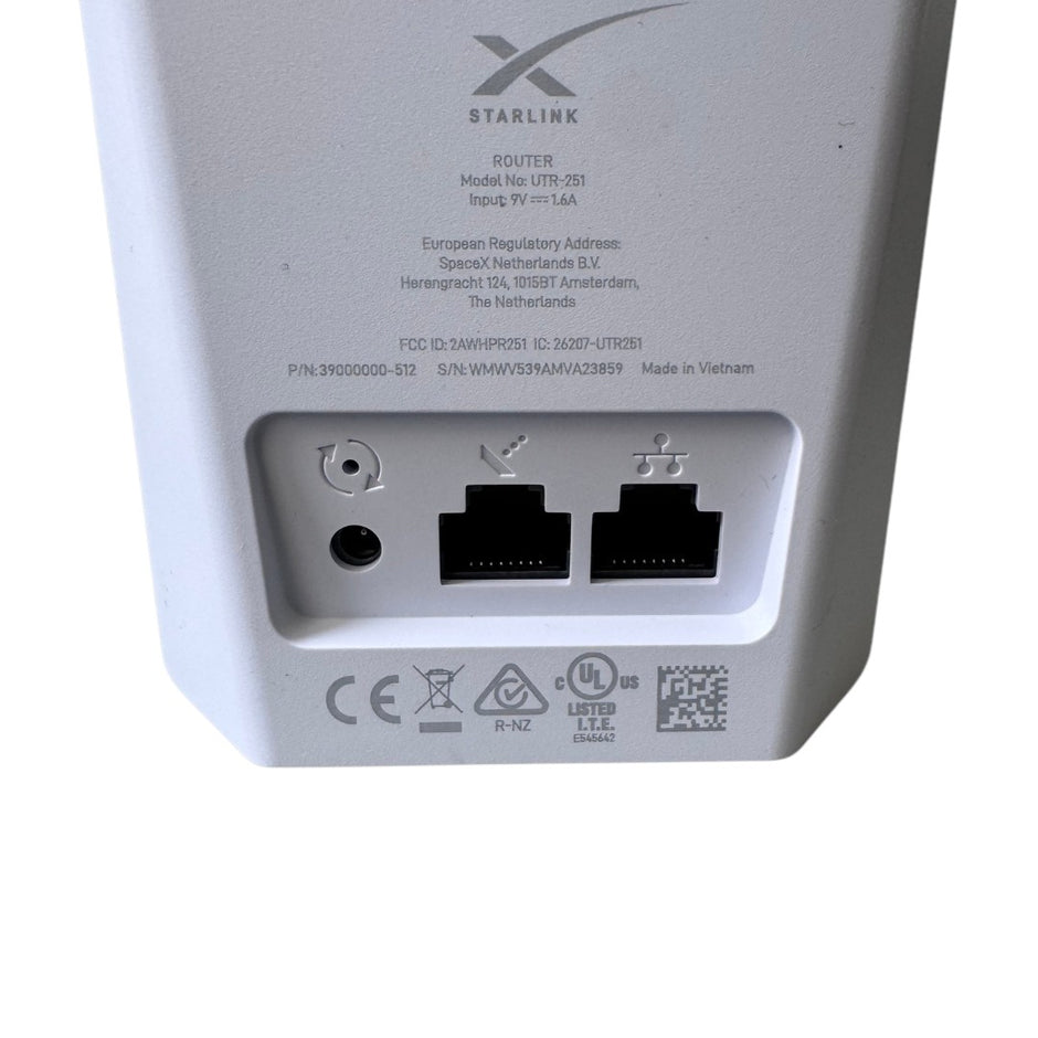 STARLINK Mini X Kit – сателитен интернет с Router Mini Wi-Fi 6 (бял/сив)