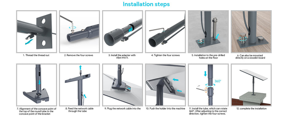Стойка за покрив - Starlink Standard Pivot Mount за Gen 3 (V4)