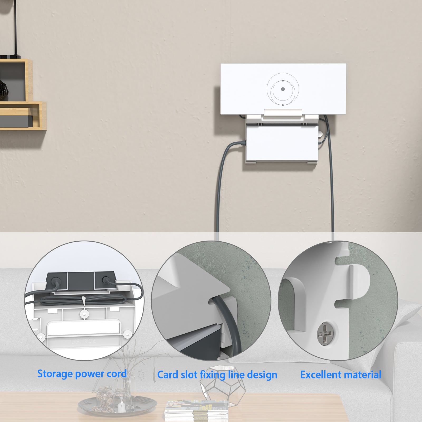 Стойка за Starlink Gen 3 Router и Power Supply – 2-в-1 стенен монтаж