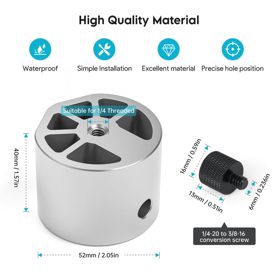 Алуминиев Tripod Mount адаптер за Starlink Mini