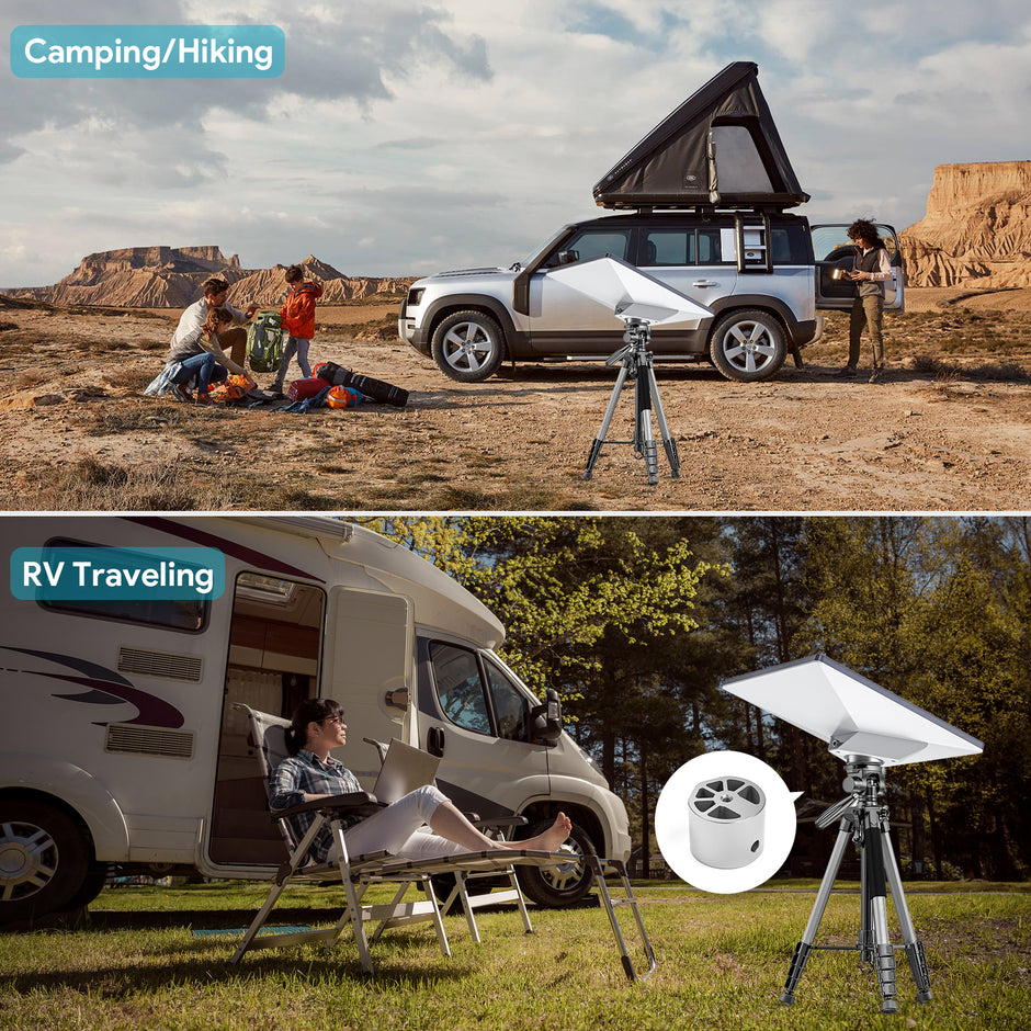 Алуминиев Tripod Mount адаптер за Starlink Mini