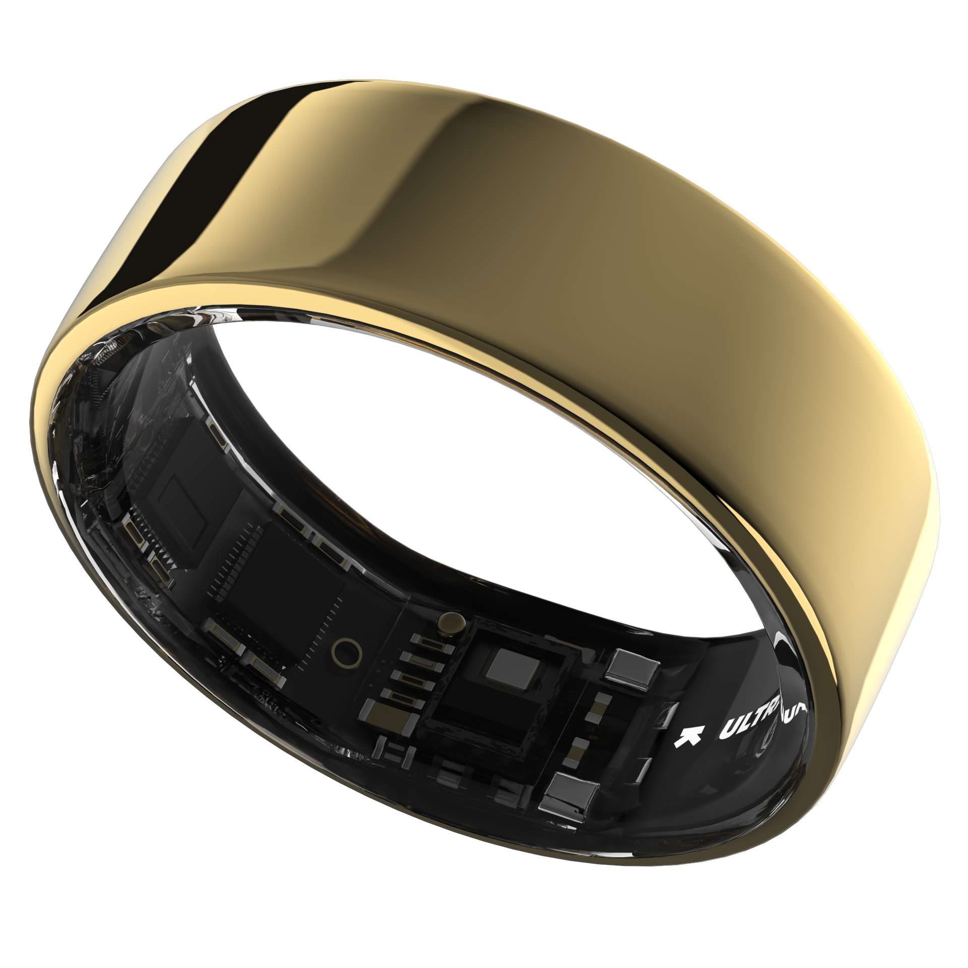 Ultrahuman Ring Air - Smart Ring, Charger, USB Cable / Size-06- Air Gold
