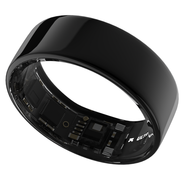 Ultrahuman Ring Air - Smart Ring, Charger, USB Cable / Size-05- Aster Air Black
