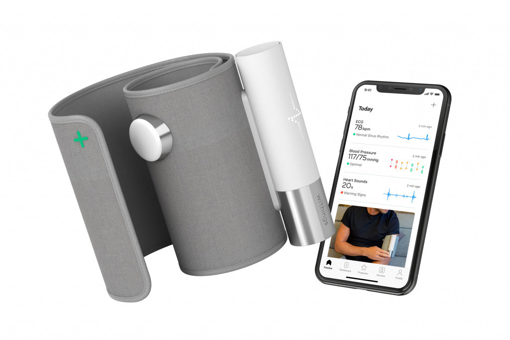 Withings BPM Core апарат за кръвно с Wi‑Fi, ECG и дигитален стетоскоп